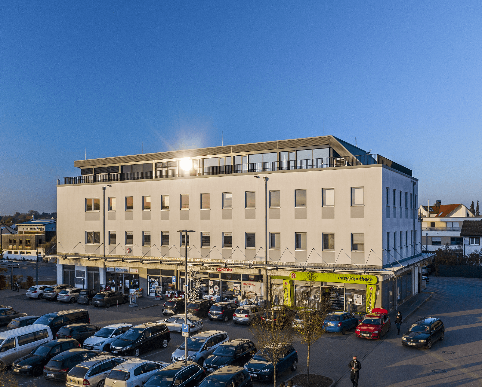 Blick auf das Bürogebäude der ValloSol Blick auf das Bürogebäude der ValloSol